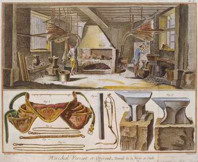 Blacksmith, illustration from the 